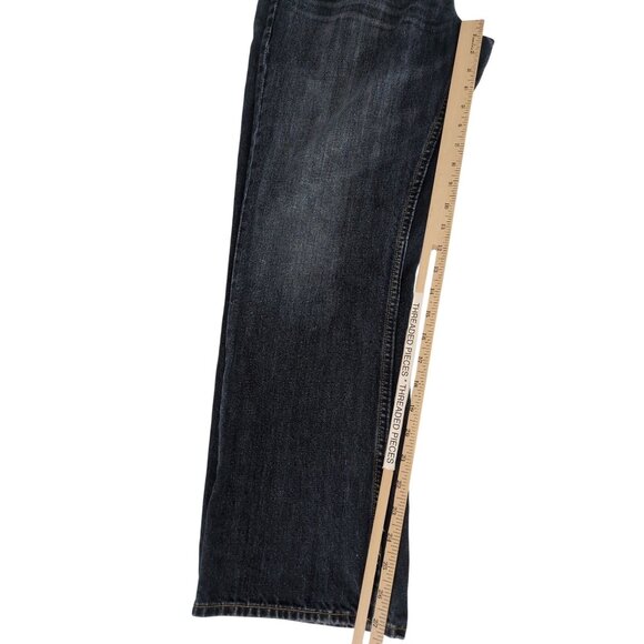 Banana Republic Factory Jeans Mens 33 x 30 Straight Leg Blue Zip Fly 5 Pocket - Picture 12 of 12